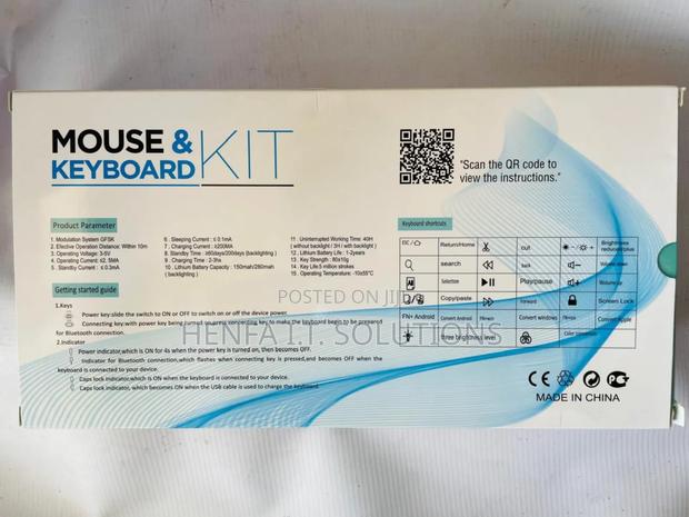 Rechargeable Bluetooth Keyboard and Mouse · Photo 3
