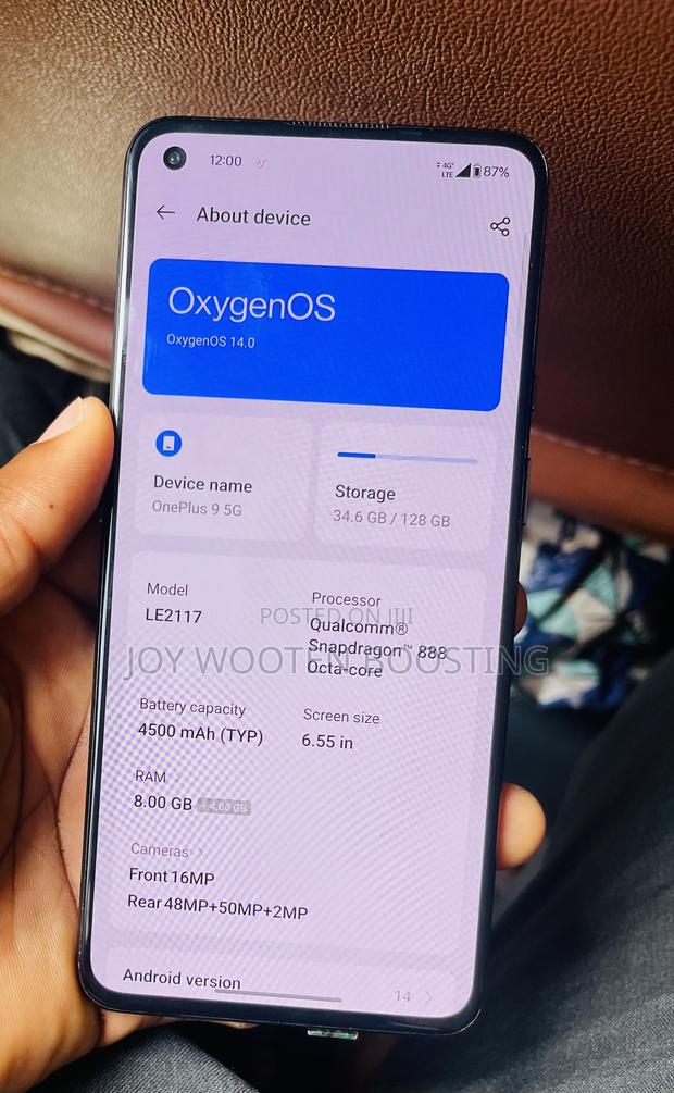 OnePlus 9 128 GB Blue · Photo 4