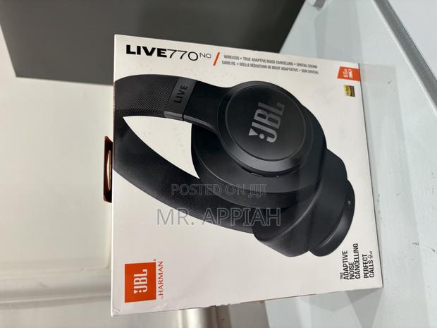 Over Ear JBL Live 770 Premium Wireless Bluetooth Headphone. · Photo 1