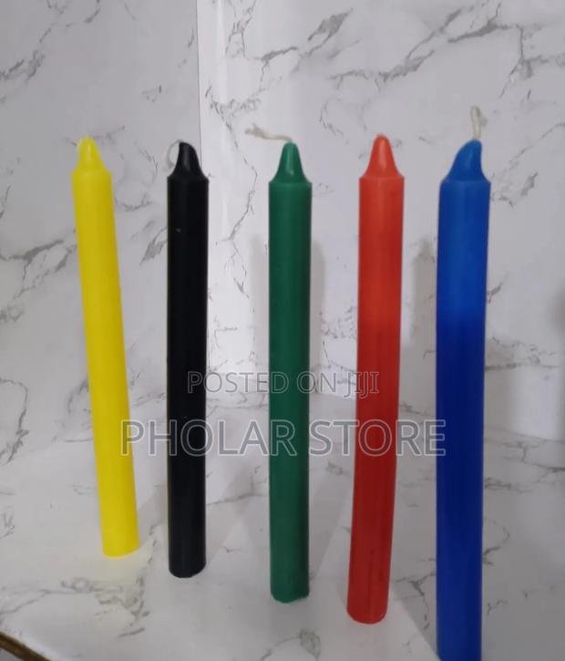 Candle ( Full Pack 45ghc) Colour Mixture (2pcs 15ghc) Green, Red, · Photo 2