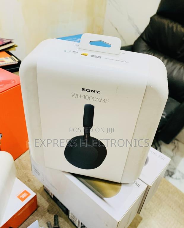 Quality Sleek Black Wireless Sony Wh-1000xm5— · Photo 1