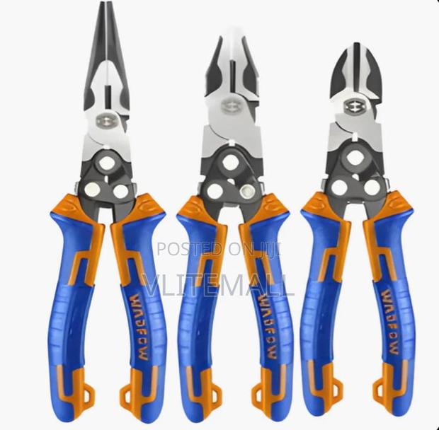 Wadfow 3-Piece Compound Action Pliers Set - Wps0403 · Photo 1