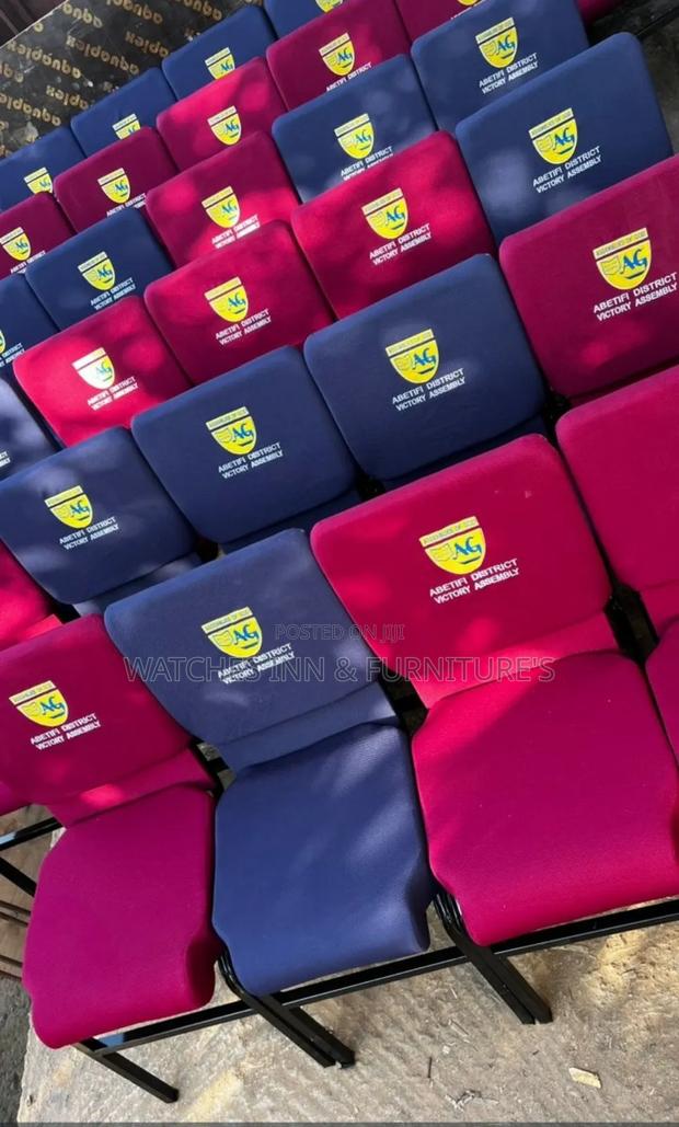 Quality Embroidery Customized Auditorium/ Church Chair · Photo 1