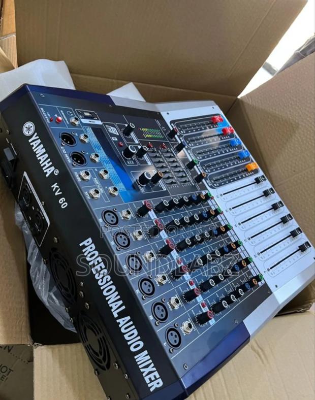Yamaha Kv 60 6channel Powered Professional Audio Mixer. · Photo 1