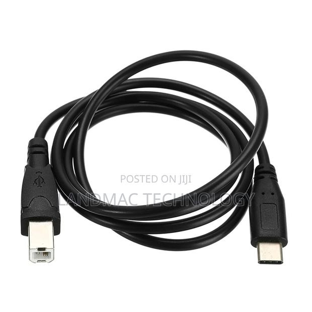 Usb-B to Usb-C Cable – 2m High-Speed Printer Transfer · Photo 2