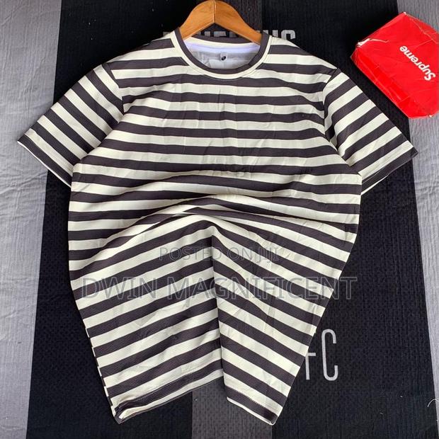 Unisex Striped Cotton T Shirts · Photo 2