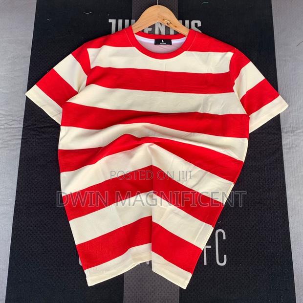 Unisex Striped Cotton T Shirts · Photo 4