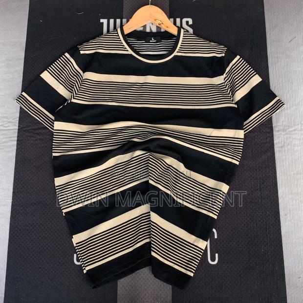 Unisex Striped Cotton T Shirts · Photo 1