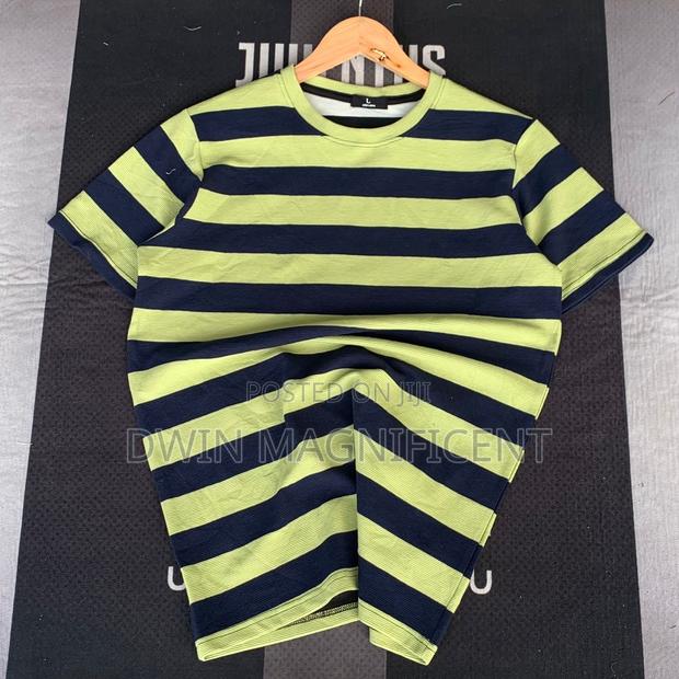 Unisex Striped Cotton T Shirts · Photo 3