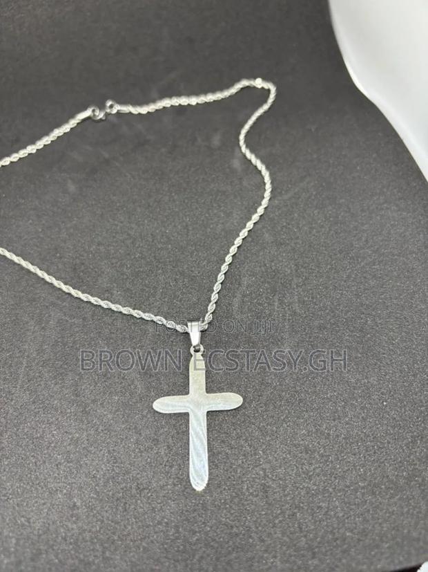 Glossy Cross Necklace ( Available in Silver or Gold) · Photo 2
