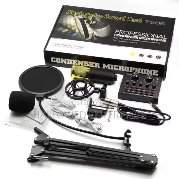Bm800+V8 Live Broadcast Condenser Microphone for Streaming Tik Tok Etc · Photo 4