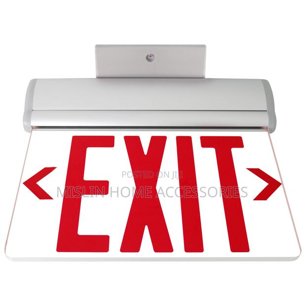 Recessed Mount Edge Lit Led Exit Sign · Photo 3