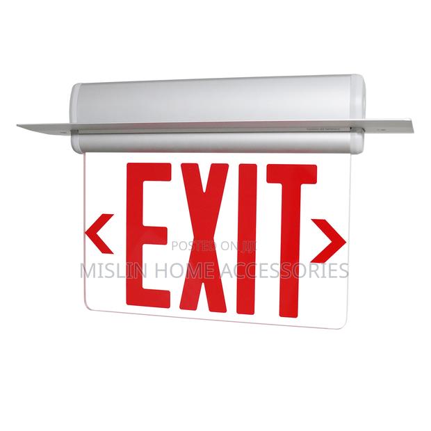 Recessed Mount Edge Lit Led Exit Sign · Photo 4