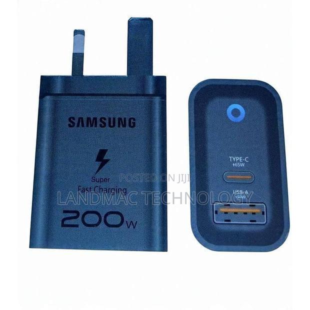 Samsung 200w Pd Super Fast Type-C to Type-C Charger. - Black · Photo 3