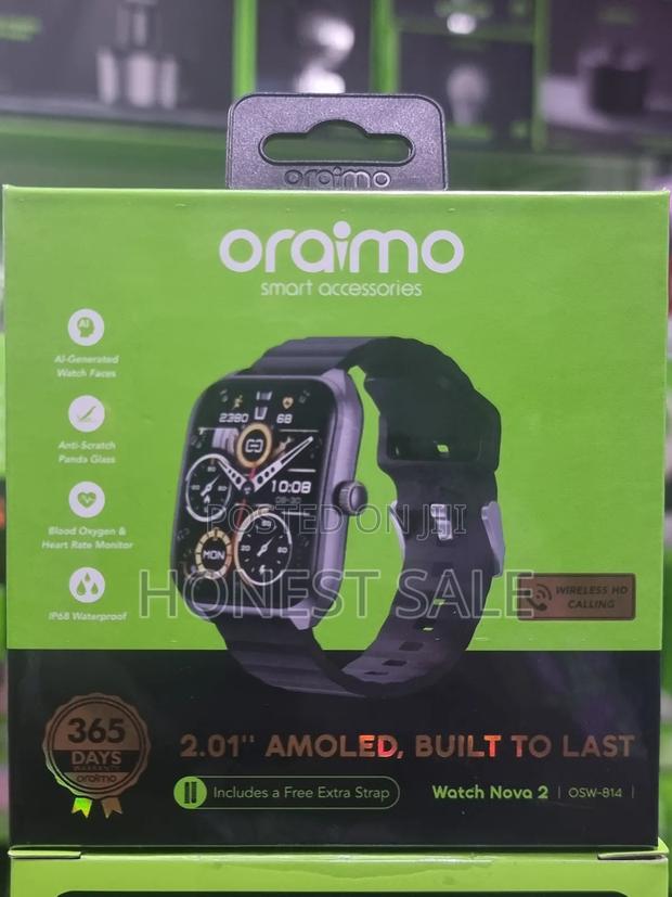 Oraimo Watch Nova 2 2.01" Amoled Ip68 Curved Touchscreen Smart Watch · Photo 3