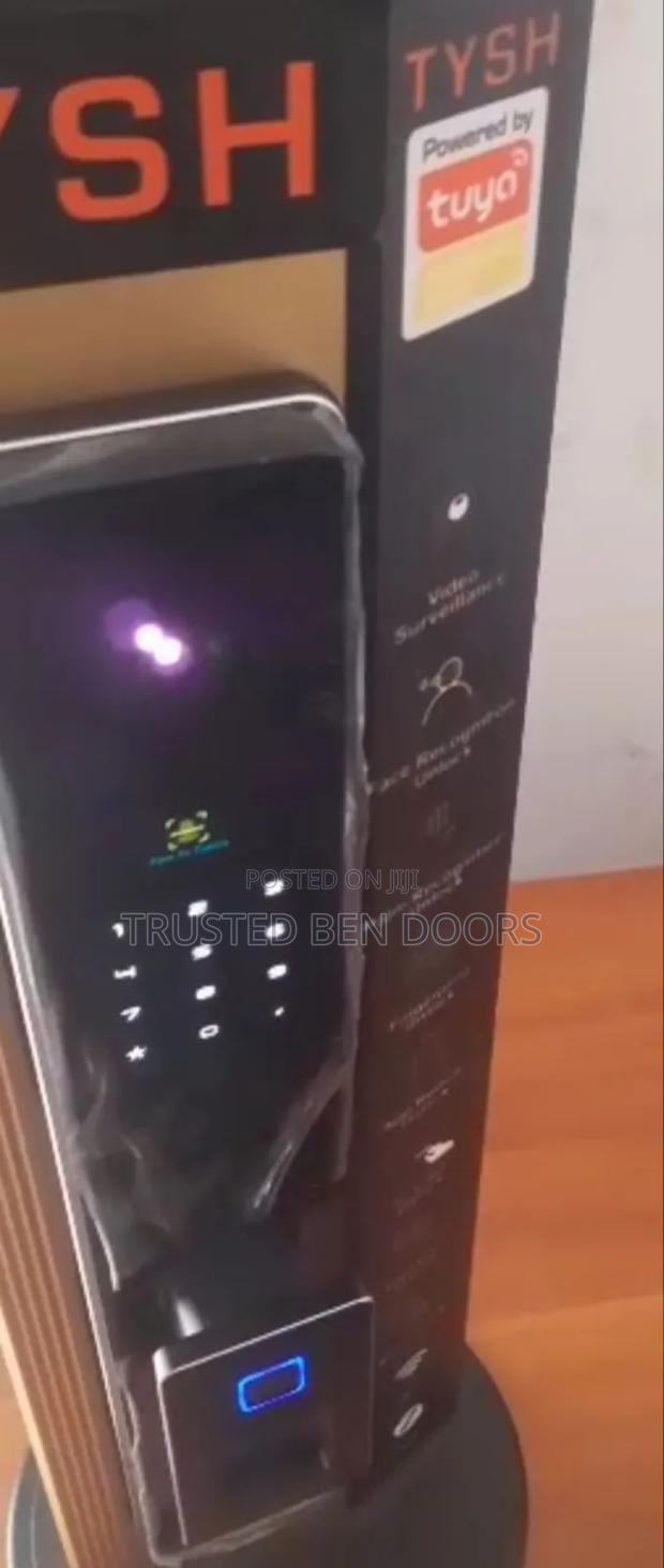 Tuya Wifi Wireless Face Recognition Biometric Smart Lock For All Doors · Photo 1