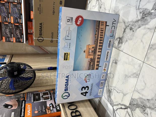 Secured New Sigma (Sig-K43v6) Full Hd Led Bright Screen 43 Inch Tv · Photo 2