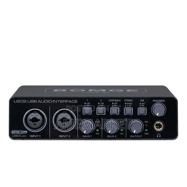 Bomge U202 Usb Audio Interface Computer Recording,Streaming,Podcasting · Photo 2