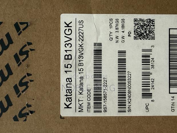 New Laptop MSI Katana 15 32GB Intel Core I7 SSD 1T · Photo 3