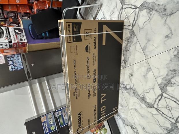 Order Clear 65 Inch Frameless Smart Led Uhd (Sig-Ku65v6-S) Sigma Tv · Photo 1