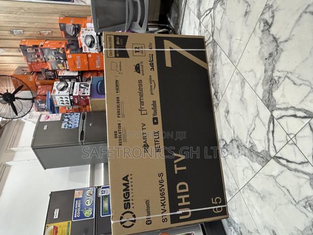 Order Clear 65 Inch Frameless Smart Led Uhd (Sig-Ku65v6-S) Sigma Tv · Photo 2