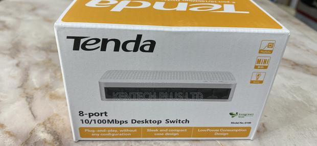 Tenda 8-Port Switch,8-Port 10/100mbps Desktop Switch · Photo 1