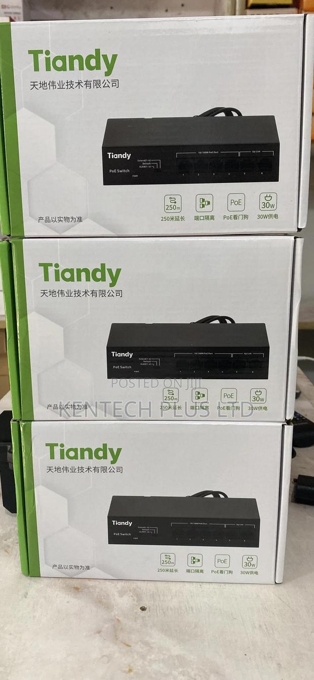 4port Original Tiandy Poe Switch · Photo 1
