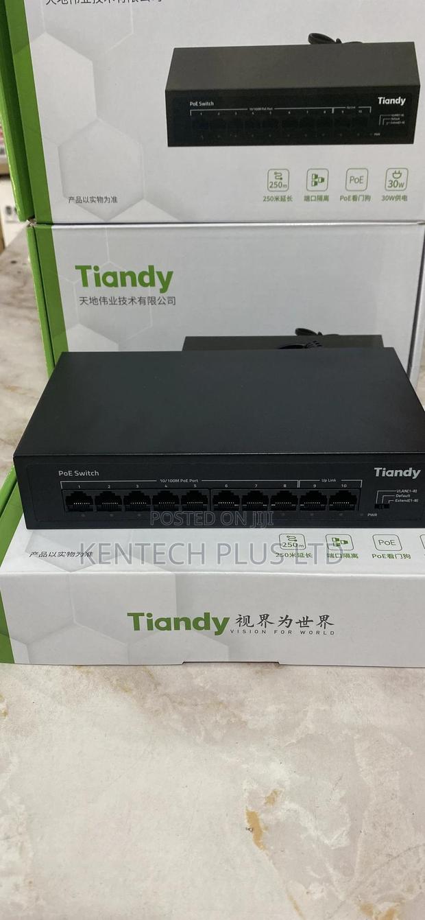 8port Original Tiandy Poe Switch · Photo 2