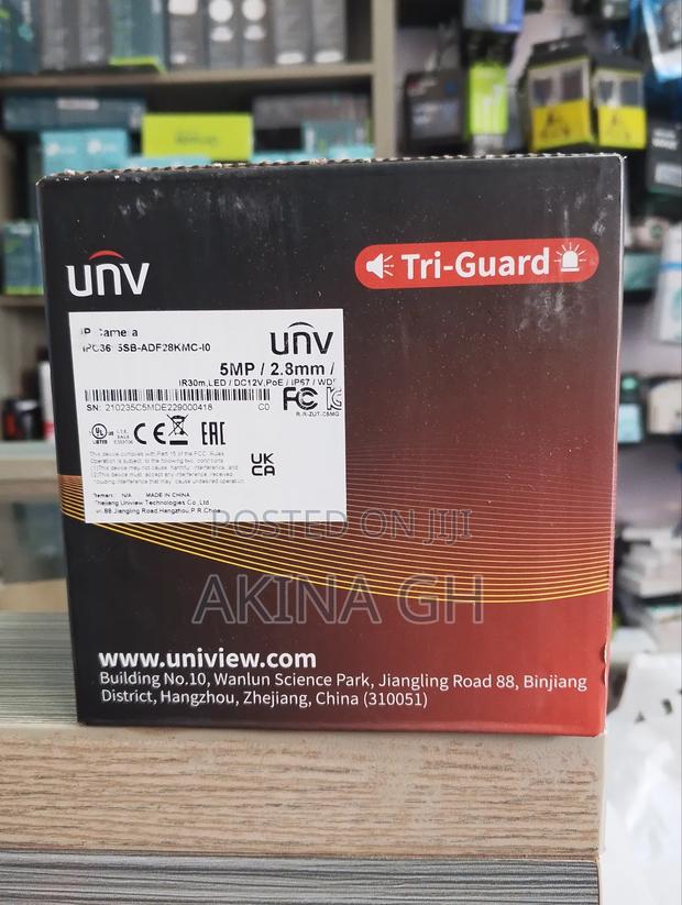 Uniview Unv 5mp Ip Camera Tri-Guard Ipc3615sb-Adf28kmc-I0 · Photo 2