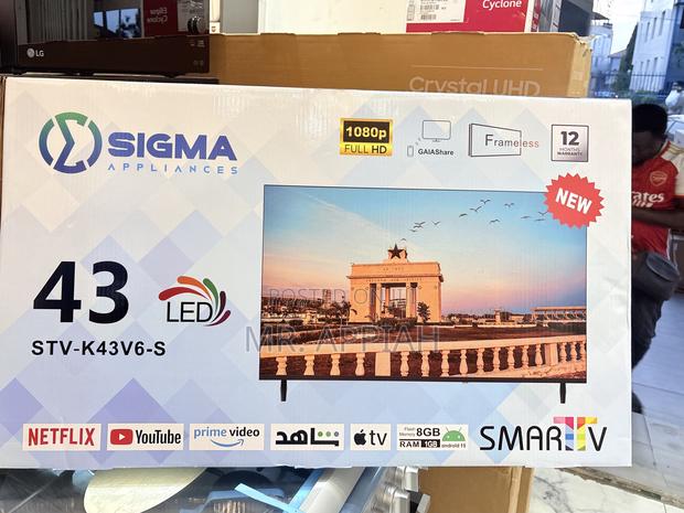 Sealed in Box Sigma Sig-K43v6-S 43 Inch FHD Smart Android Tv · Photo 2