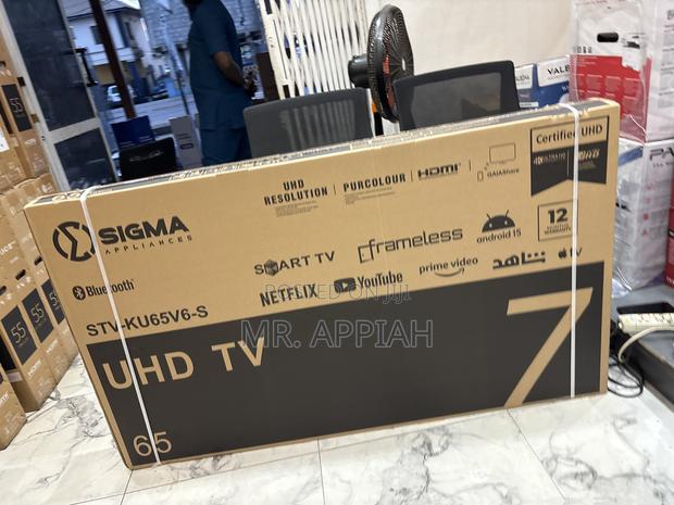 Quality Yet Affordable Sigma Sig-Ku65v6-S 65” Uhd Android Tv · Photo 2