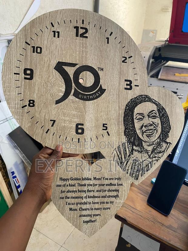 Wooden Custom Clock, · Photo 3