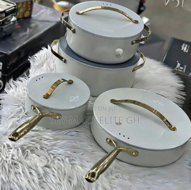 4 Set Quality Uakeen Ceramic Cookware Set · Photo 1