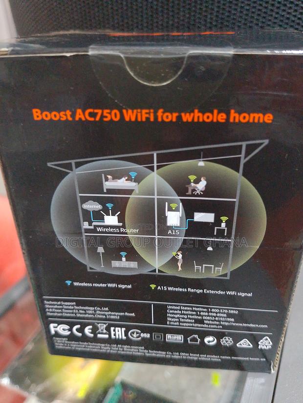 Tenda Ac750 - Dual Band Wifi Repeater - Model A15 · Photo 2
