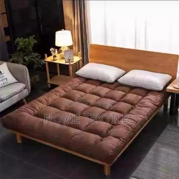 Coffee Brown Mattress Toppers Available for All Bed Sizes · Photo 1