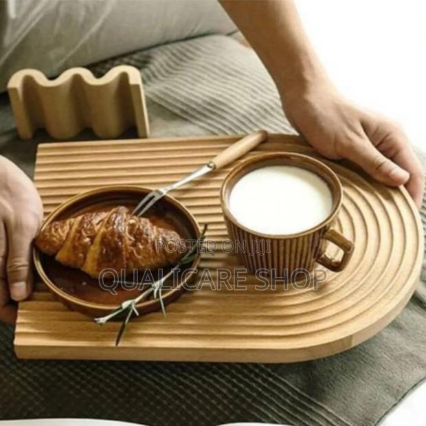 Boho Wooden Rainbow Arch Tray / Decorative Board -1 Large, 1 Small · Photo 1