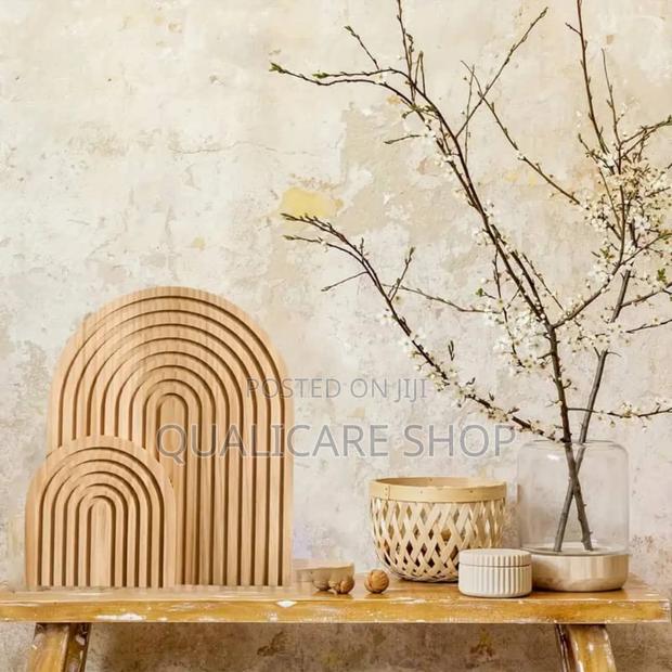 Boho Wooden Rainbow Arch Tray / Decorative Board -1 Large, 1 Small · Photo 4