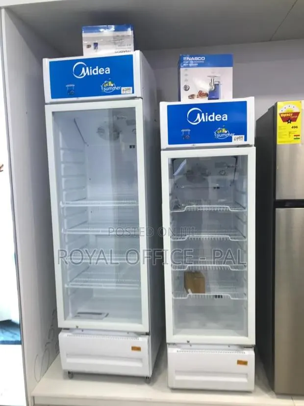 Low Noise Midea 400l Single Door Display Fridge · Photo 1