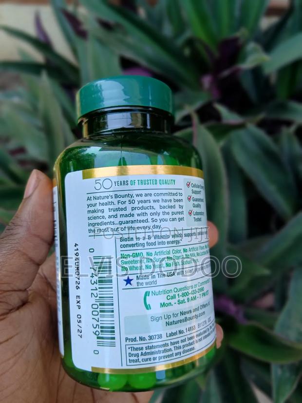 Biotin 10,000 Mcg(250 Softgels) · Photo 3