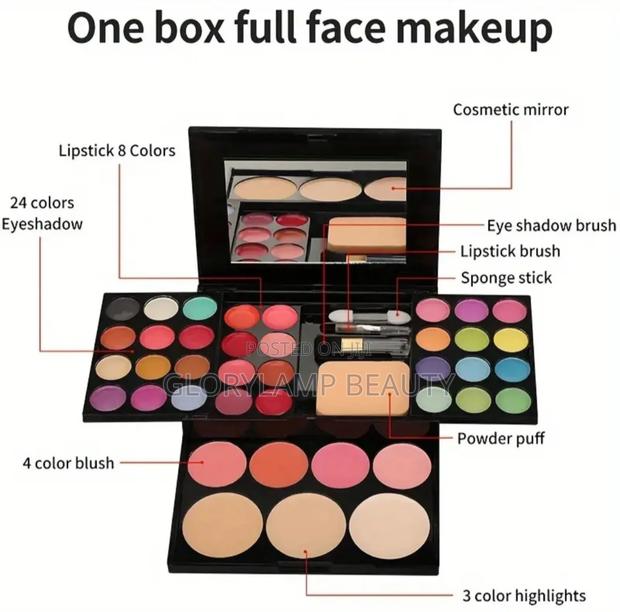 Eyeshadow One Box Full Face Makeup Kit – Complete Beauty Set · Photo 6