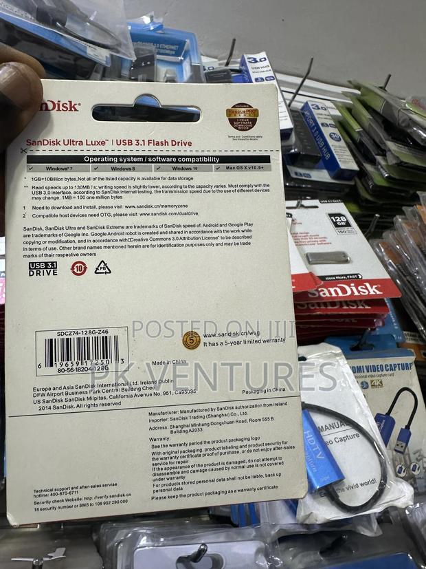 128gb Sandisk Pendrive · Photo 2
