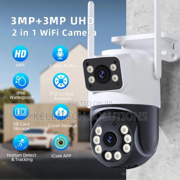 Best Selling 2026 Icsee Dual Lens 8mp CCTV Security Camera · Photo 2