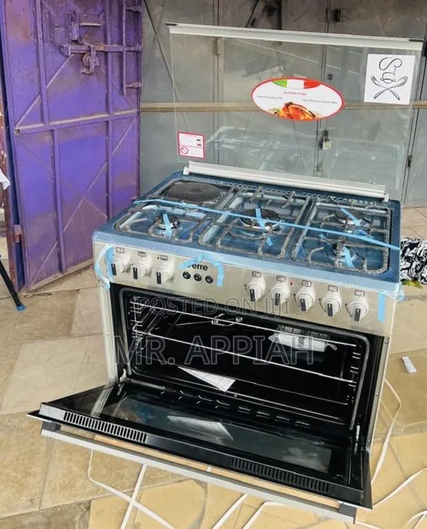 Premium Stainless Steel Ferre 60x90cm 1 Electric + 4 Gas Cooker · Photo 1