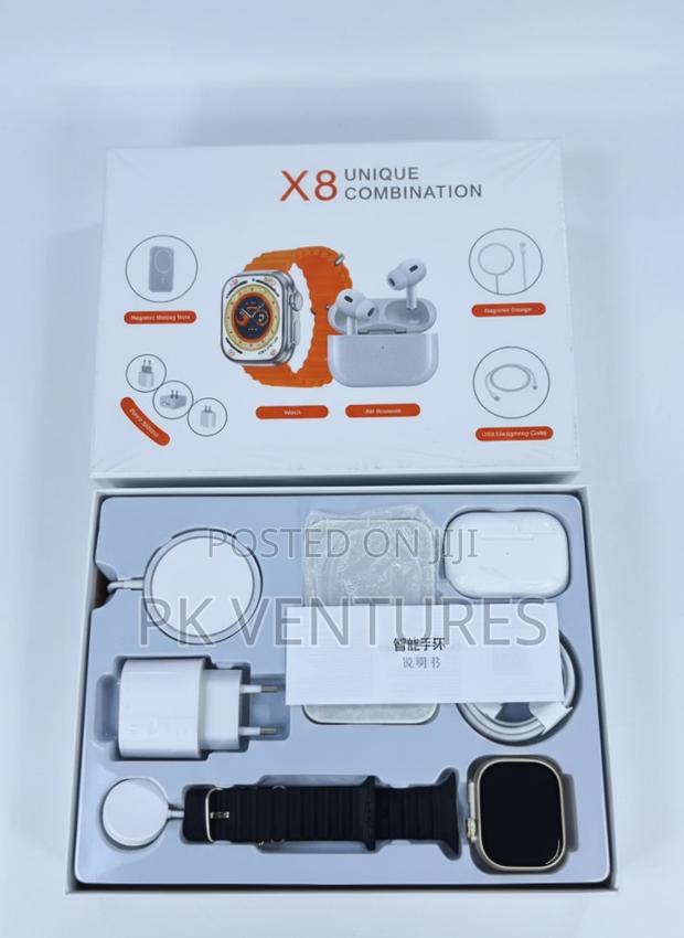 X8 Unique Smart Watch With Airpods and Other Accessories · Photo 1