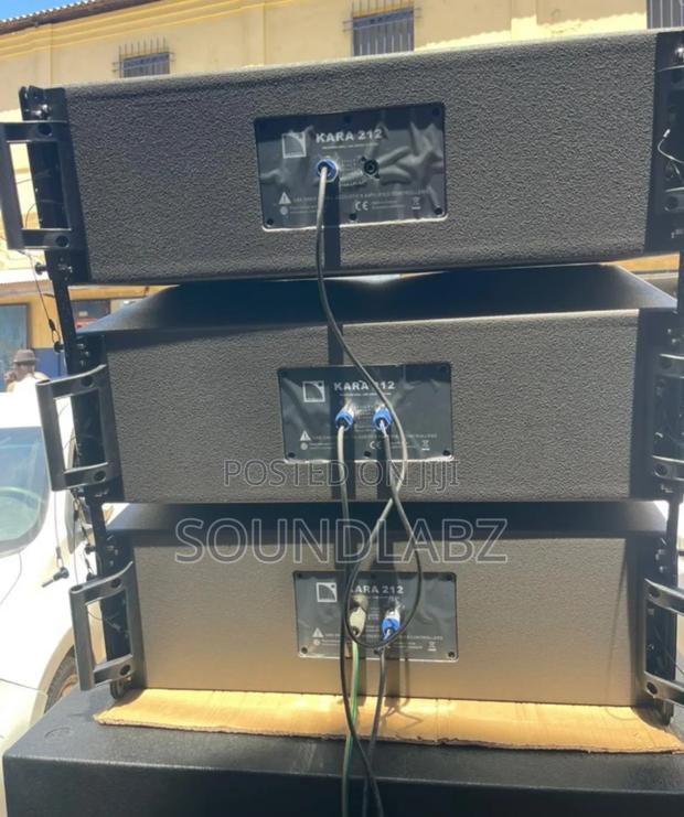 3pieces Kara12inches Line Array Speakers & Professional Amplifier Rack · Photo 2