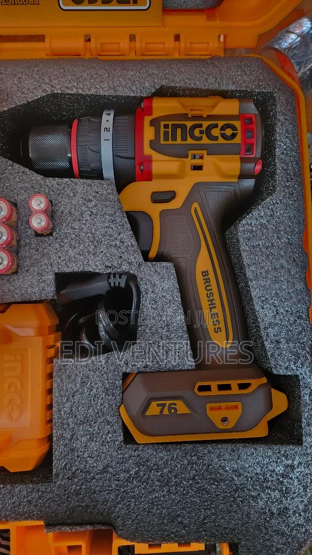 Ingco Cordless Drill 20v 76nm + Laser Level + Laser Distance Detector · Photo 3