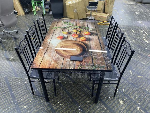 Glass Dining Table With 6 Chairs · Photo 2