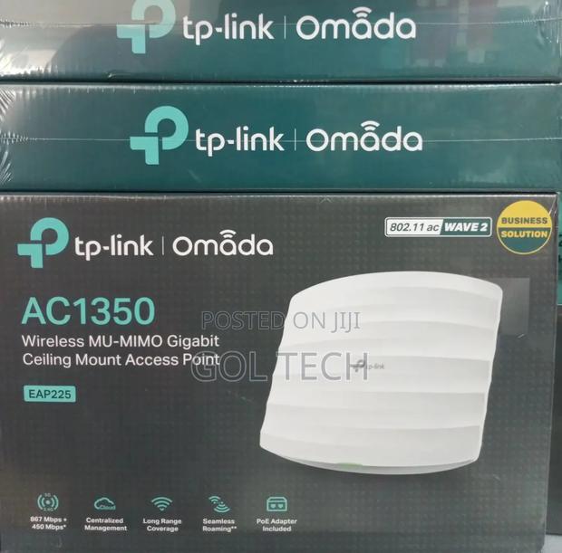 Tp -Link Omada Ac1350 Router Eap225 Wireless Mu-Mimo Gigabit Ap Indoor · Photo 2
