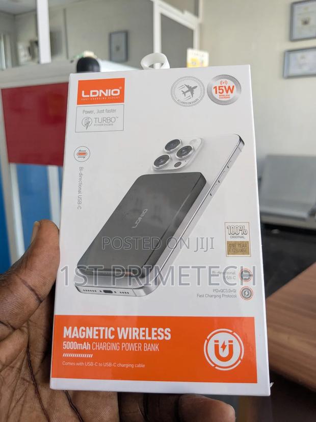 Ldnio Ultralight 5,000 Mah Magnetic Wireless Power Bank · Photo 1
