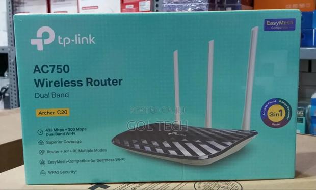Tp-Link Ac750 Wireless Router Archer C20 Dual Band Router · Photo 1